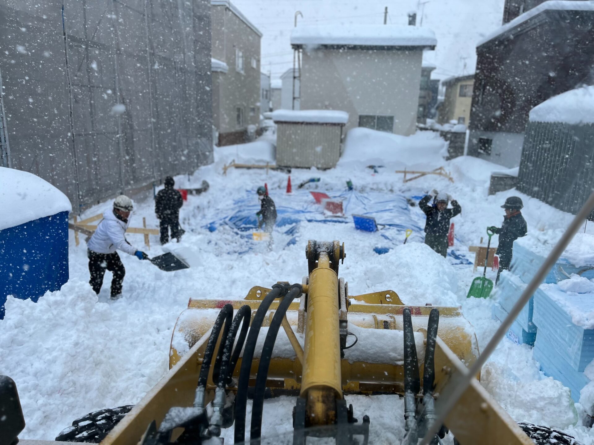 除雪作業